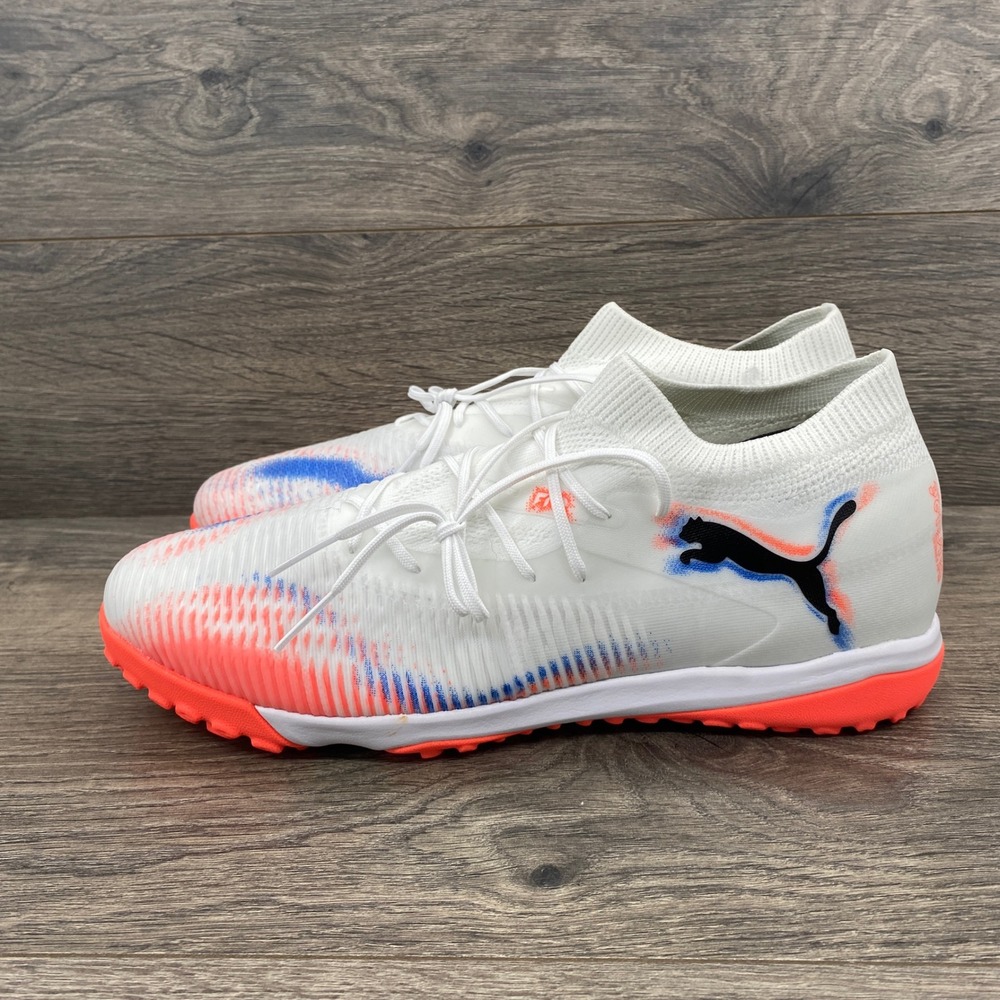 Puma Future 7 Play IT Soccer Shoes Mens 11 White Sunset Glow 108597-01